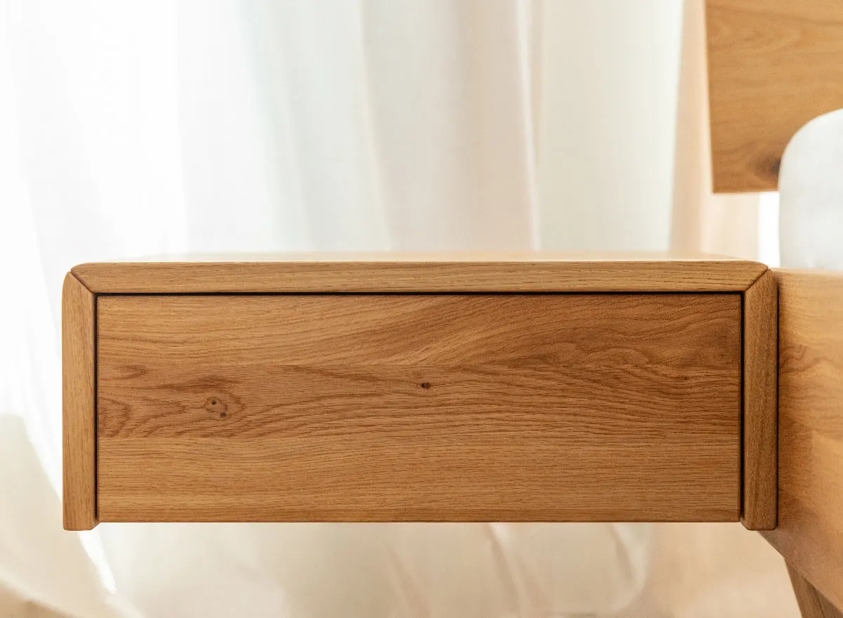 Szafka nocna dębowa wisząca z 1 szufladą TOSSA Dębowy Sen dąb olejowany - ZINAK3