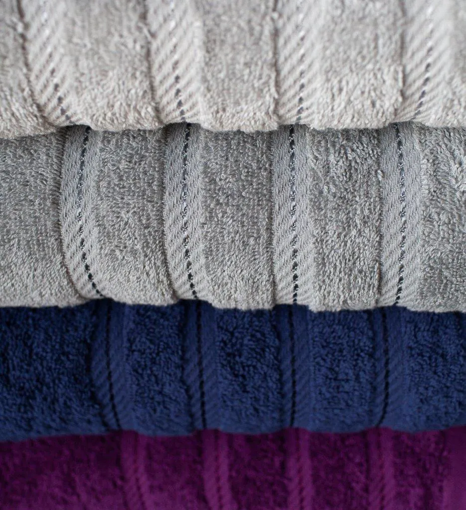 Ręcznik frotte EVA 30x50 gramatura 450 stalowy - FARO_26506