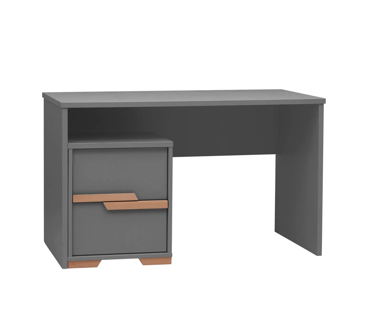 Biurko dziecięce SNAP 125 cm ciemnoszare - PIN_023-505-162