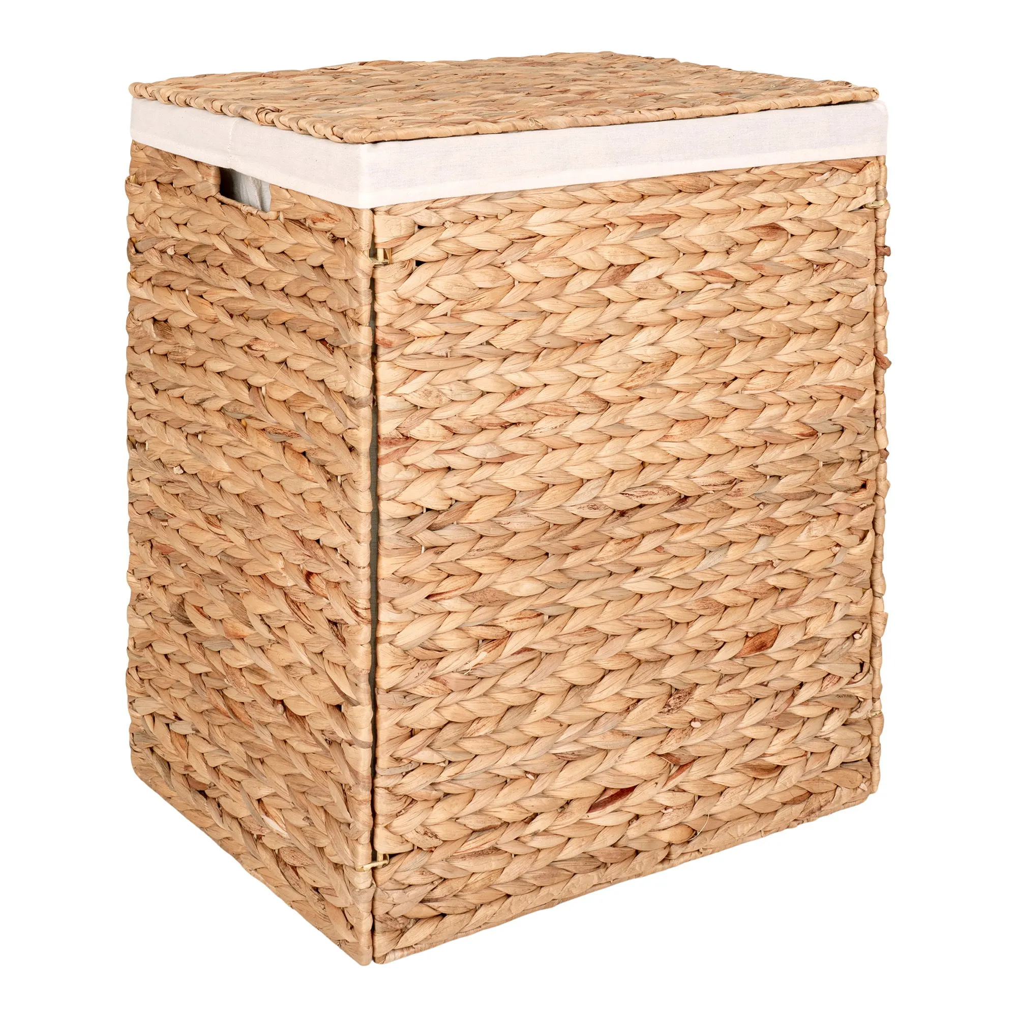 Kosz na pranie PASSO 43x32x55 cm hiacynt wodny naturalny