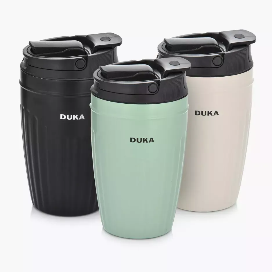 Kubek termiczny 2w1 DUKA RESA 350 ml zielony — zdjęcie 7