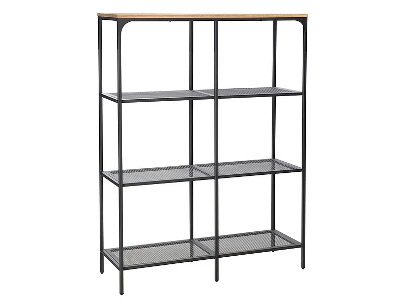 REGAŁ LEX A DĄB/CZARNY Półka, Łóżeczko, Meble, Łóżko dziecięce