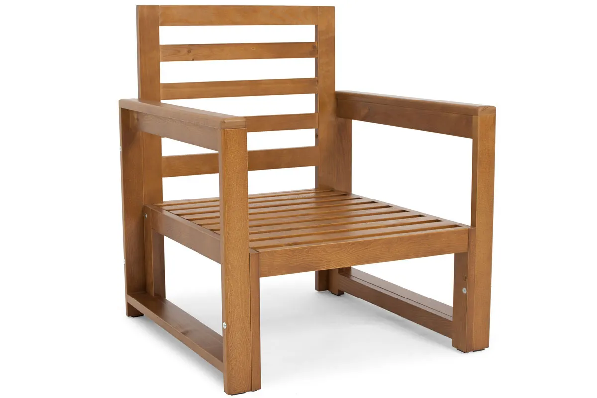 Fotel ogrodowy z poduszkami MALTA szary/brązowy - FE5906948116566