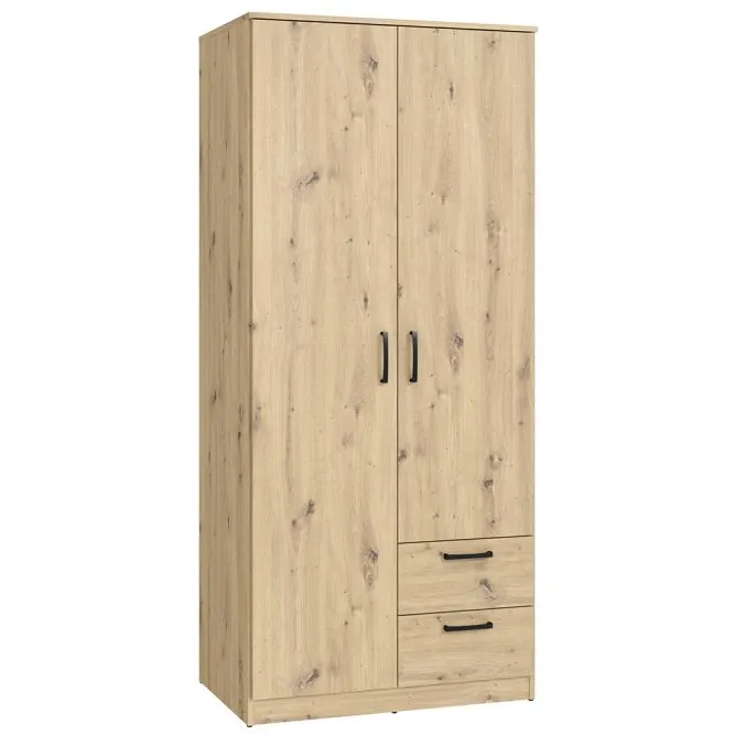 Szafa ubraniowa NIKO Dąb Artisan NIKS81-D78 FORTE