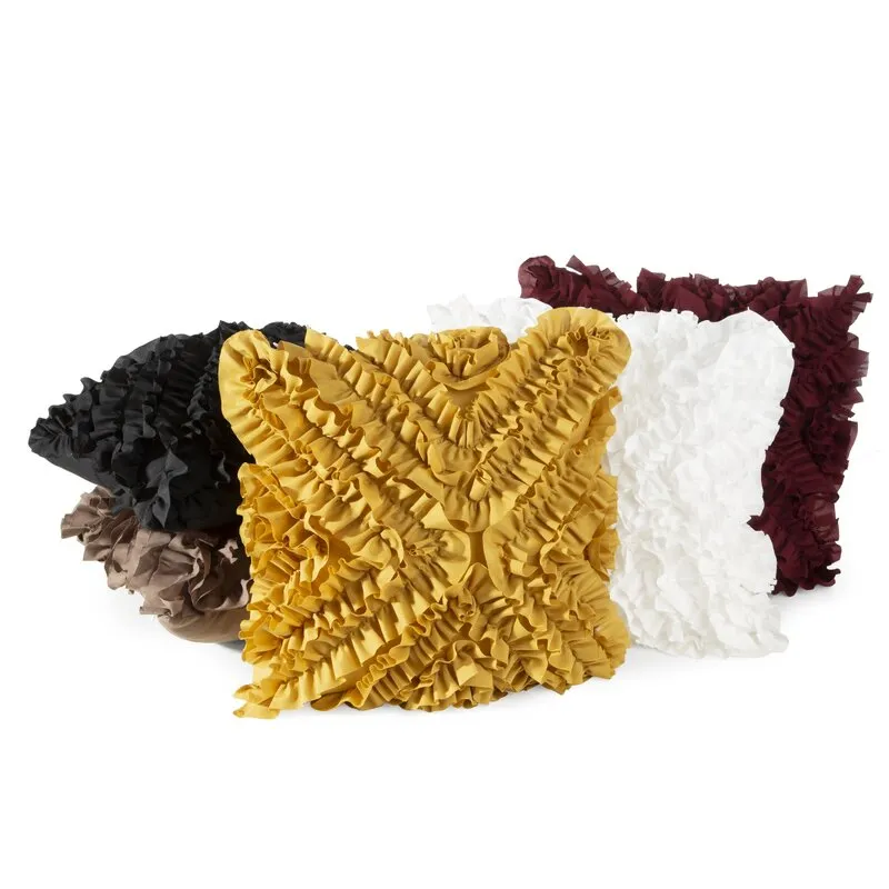 POSZEWKA MIRENA 45 X 45 CM MUSZTARDOWY - EU_373349