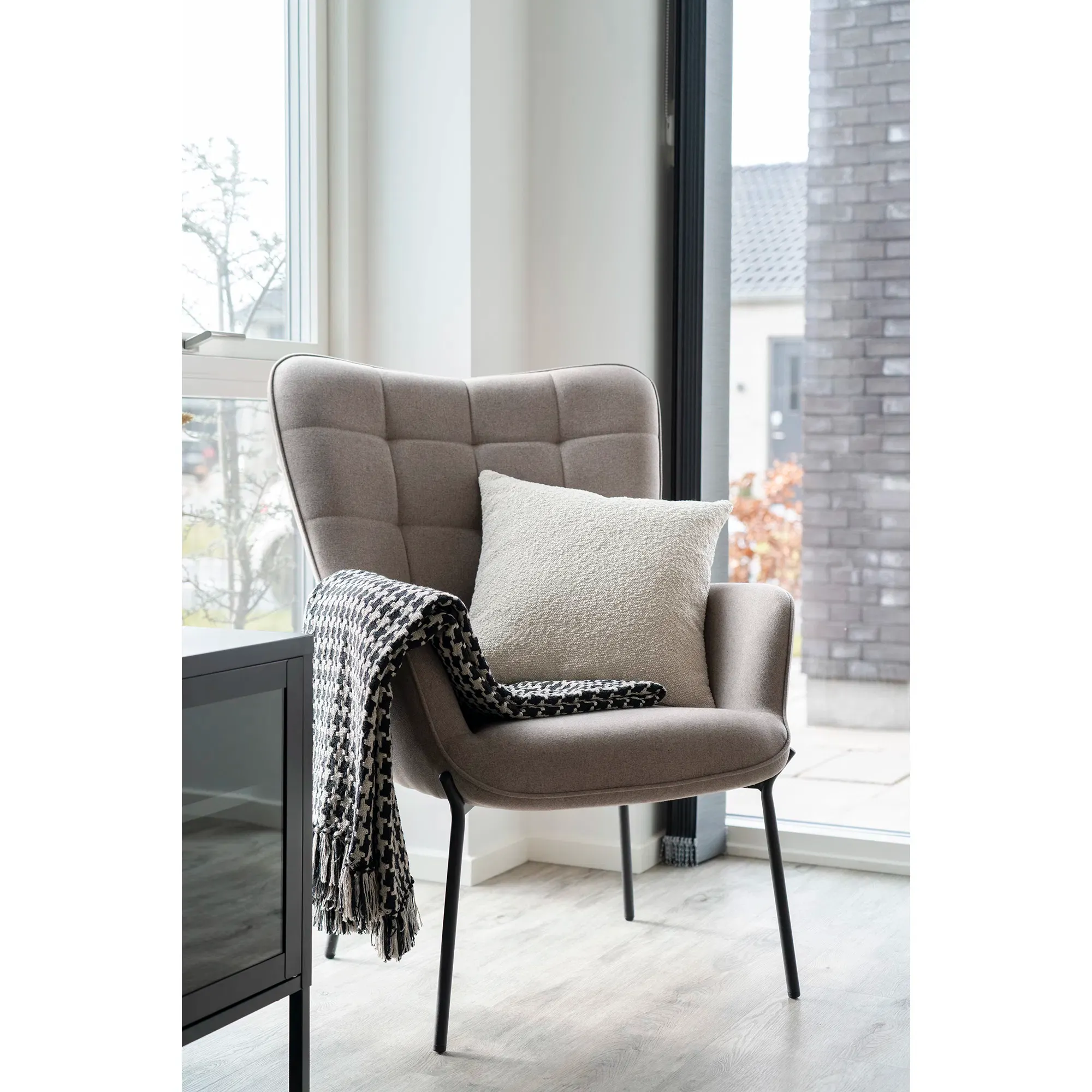 Fotel GLASGOW Biały — zdjęcie 7