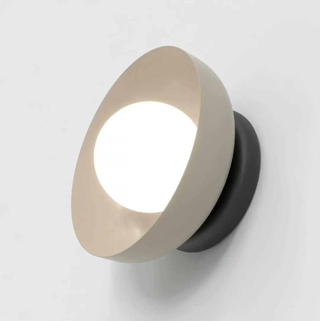 Kinkiet metalowy OZZY K1 BL beżowy