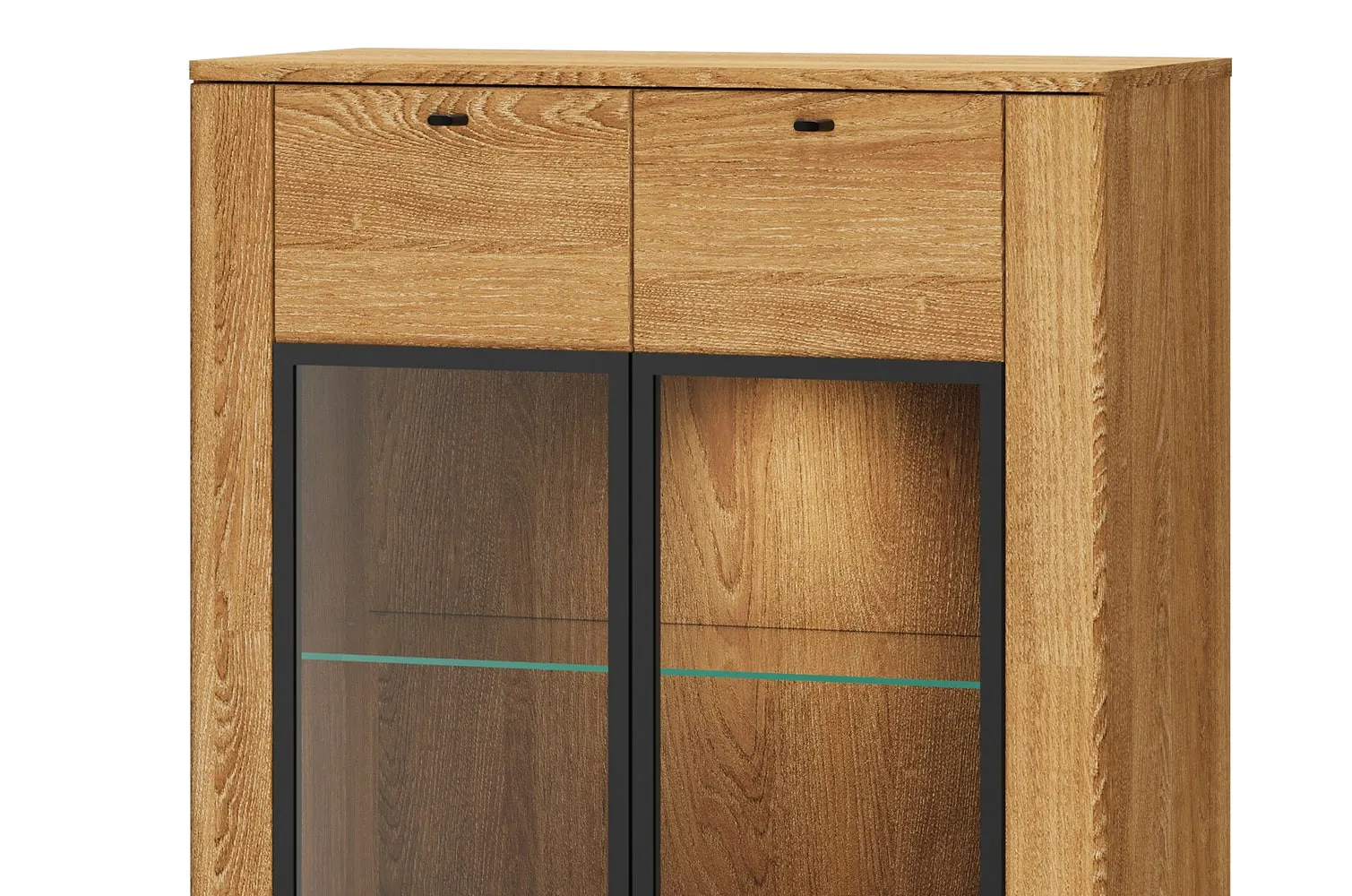 Witryna niska 2-drzwiowa PORTO 15 - dąb złoty - TH-100-1610