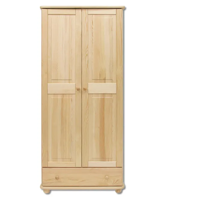 SF102 szafa S85 W190 G60 sosna naturalny DREWMAX Szafa, Meble, Szafka