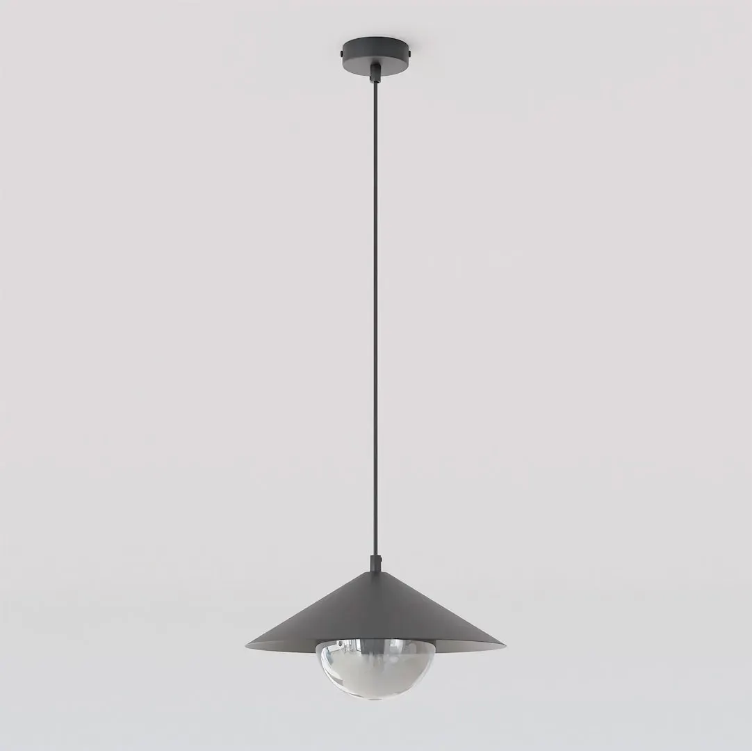 Lampa wisząca MONO 1S czarny grafitowy
