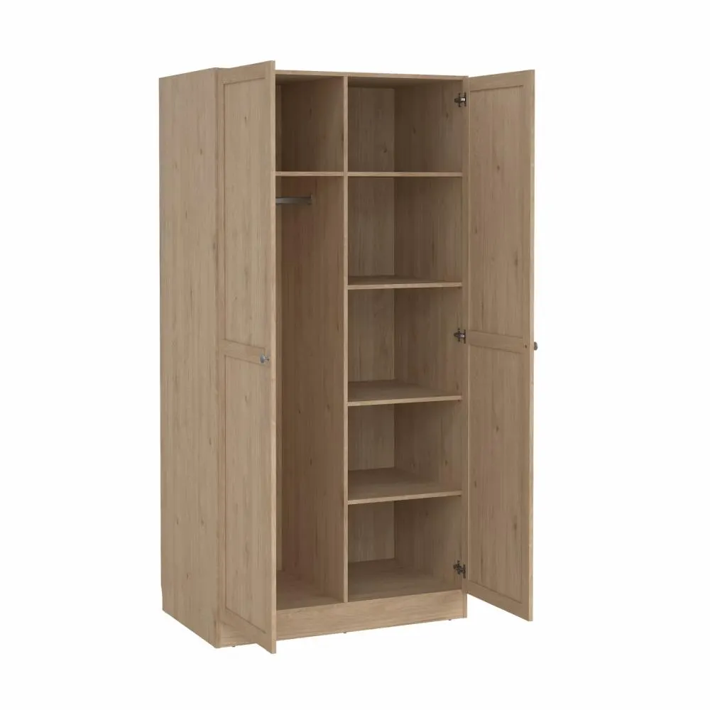 Szafa 2-drzwiowa BILLUND 99 cm Jackson Hickory - TV_68054HLHL