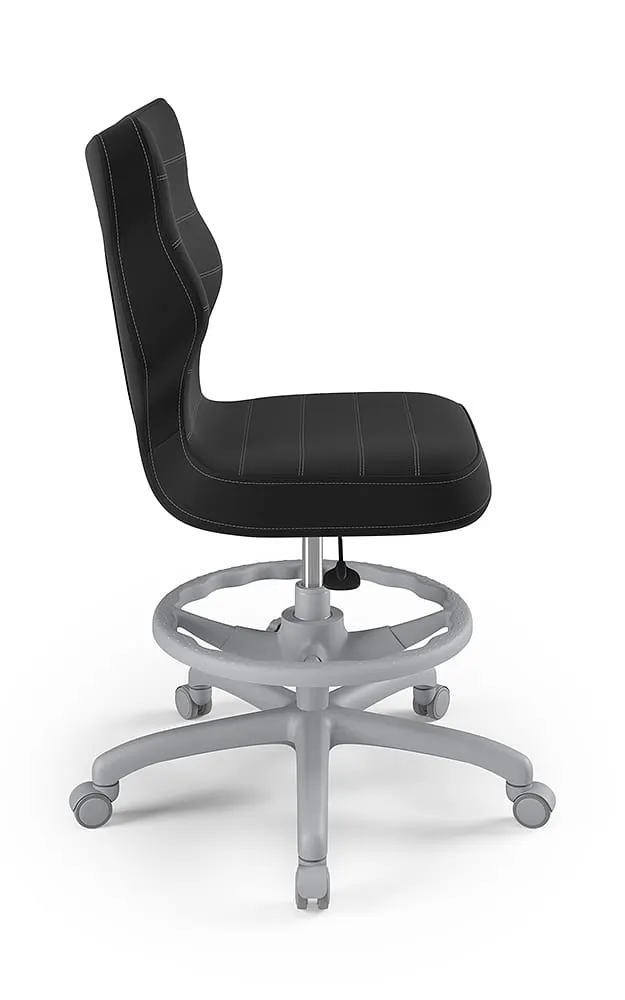 Krzesło młodzieżowe Petit szary Velvet 17 rozmiar 5 WK+P - NB-A-5-D-A-VT17