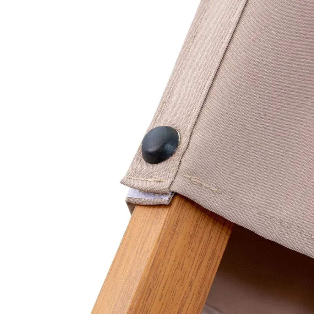 Parasol ogrodowy ROMA MID mechanizm obrotowy 360 st. beżowy 300x300x250 - MI_5907768278311