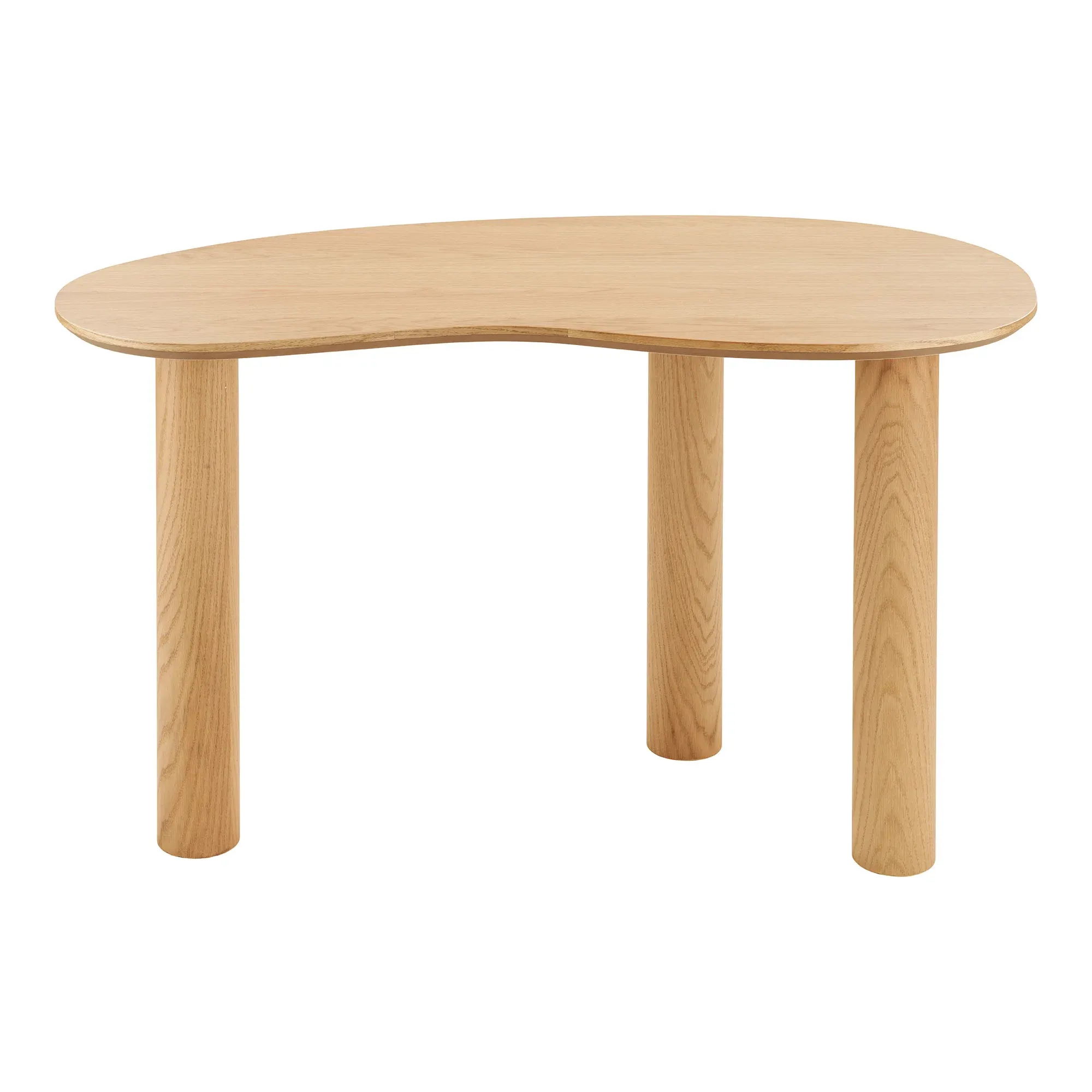 Biurko z nieregularnym blatem LIVIGNO 120 cm naturalny — zdjęcie 5