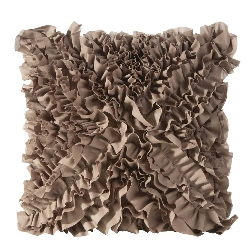 POSZEWKA MIRENA 45 X 45 CM CIEMNOBEŻOWY