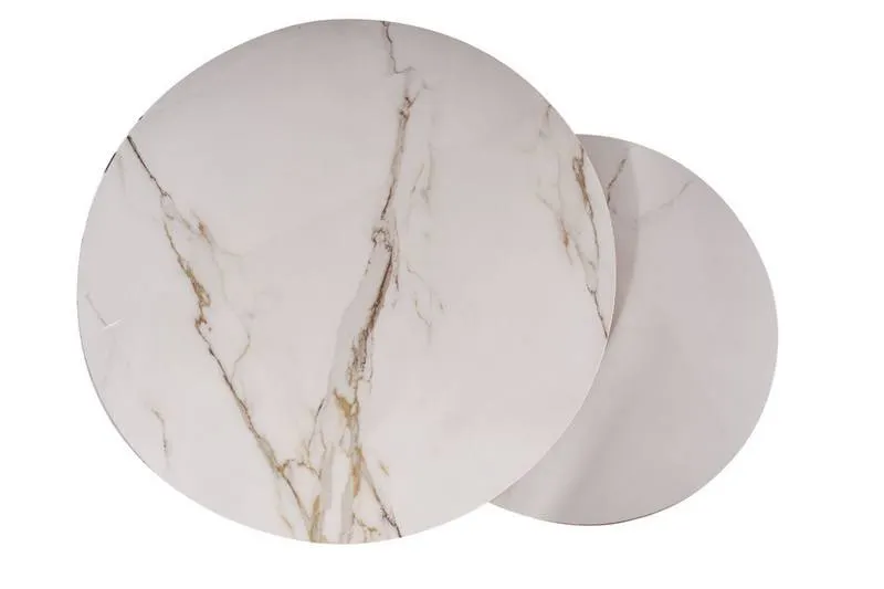 ŁAWA KORA D Zestaw BIAŁY FI80 FI60/ CZARNY MAT - KORADBC