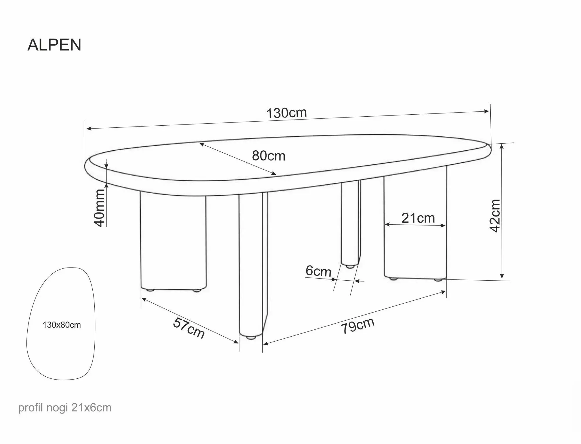 image stół, okrągły, pokrycie laminat, drewno?, noga stołu