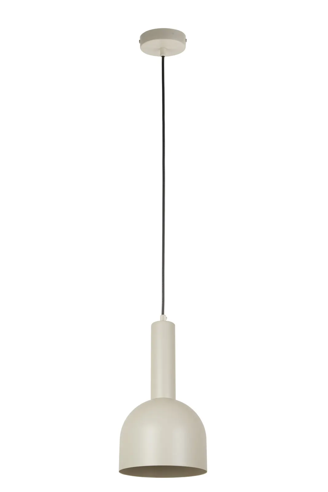 Lampa wisząca VITRUM dzwonek szary beż