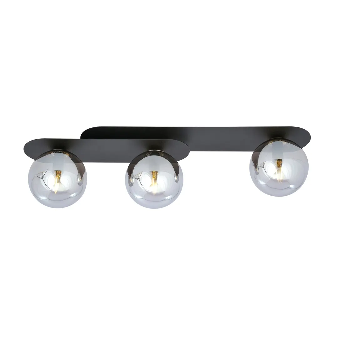 Lampa sufitowa  PLAZA Czarny 1119/3