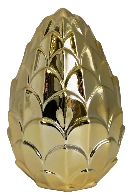 KARCZOCH ceramiczny MAXI 14x14x23cm złoty