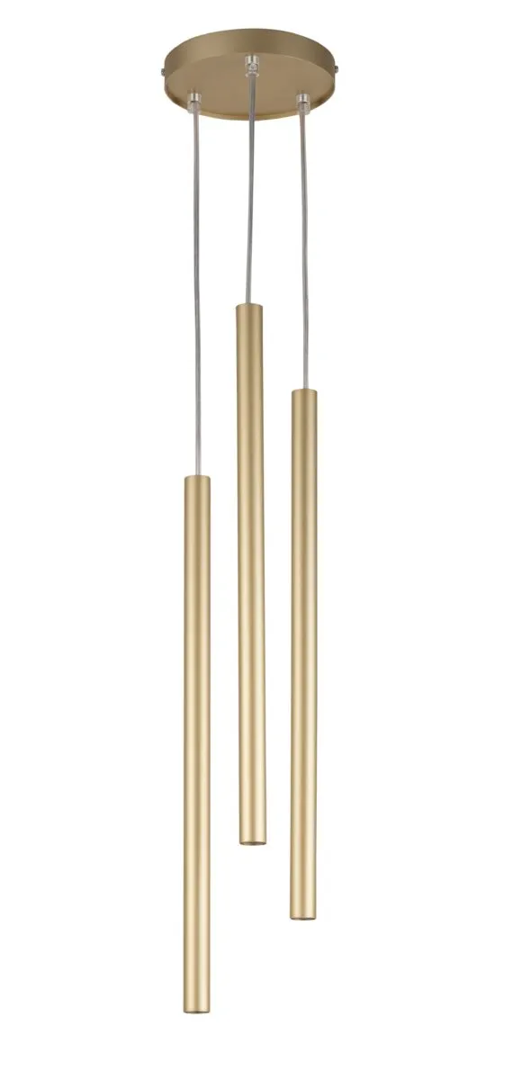 Lampa wisząca SOPEL 3 złoty