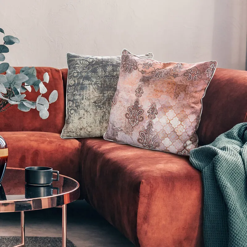 POSZEWKA LEN 18 45 X 45 CM POMARAŃCZOWY - EU_415437