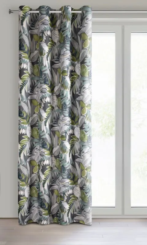 ZASŁONA GOTOWA MARILA STALOWY - EU_438594