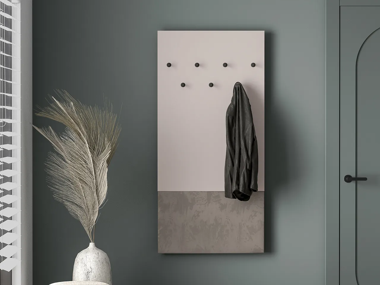 Wieszak tapicerowany VOCO 70x140 kaszmirowy - 1VOCO08-001