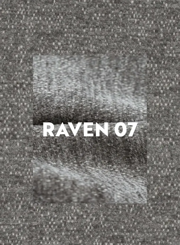 Fotel obrotowy FLORENCE Raven 07 szary czarne nogi Signal - FLORENCERASZ07