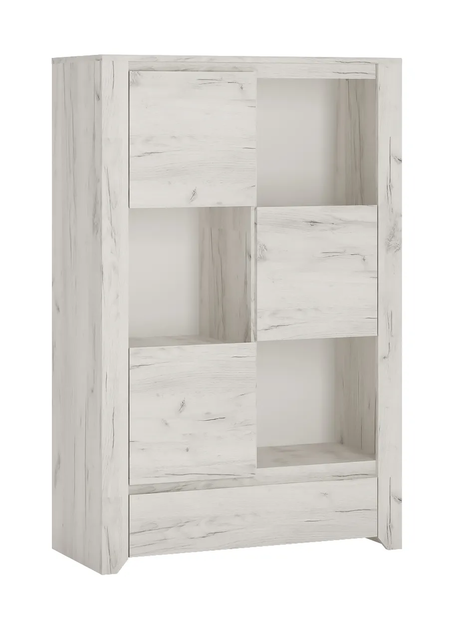 Komoda młodzieżowa z szafkami i półkami ANGEL 31 Meble, Kredens, Szafka, Gabinet, Półka