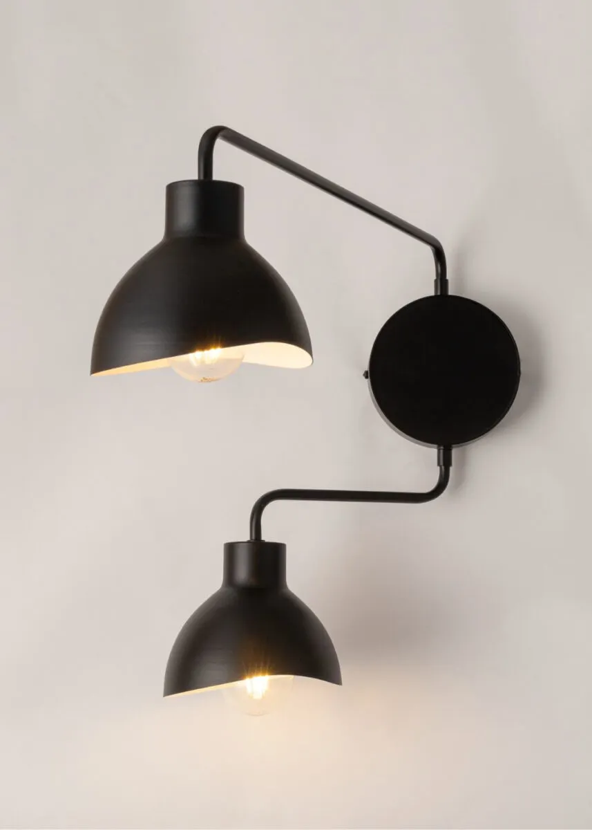 Kinkiet HOLI 2 czarny - SI_32490