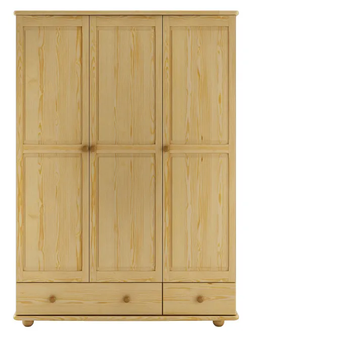 SF121 szafa S131 W190 G57 sosna naturalny DREWMAX — zdjęcie 2