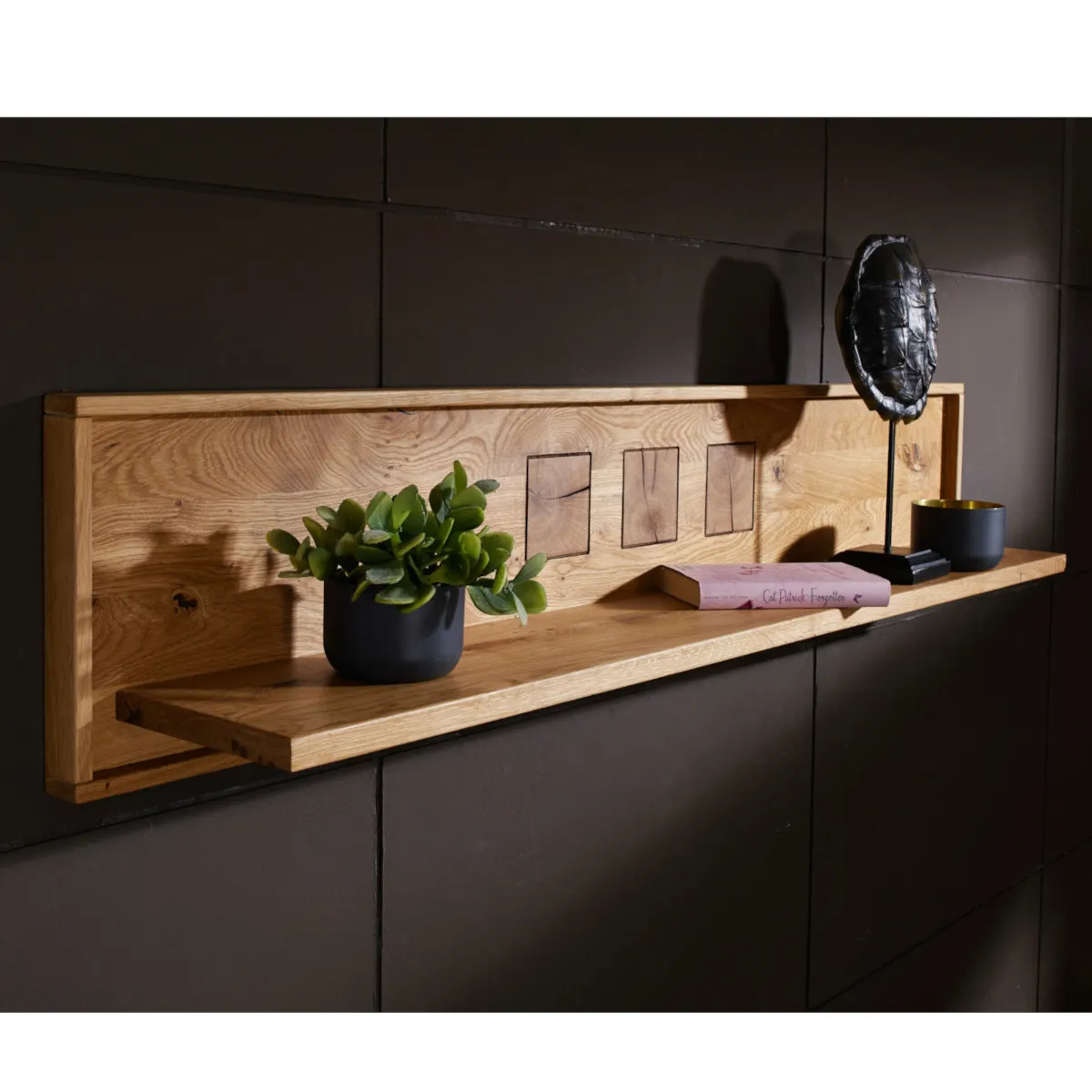 Półka wisząca II Cornflower, dąb olejowany 150 cm - GK_1033151011