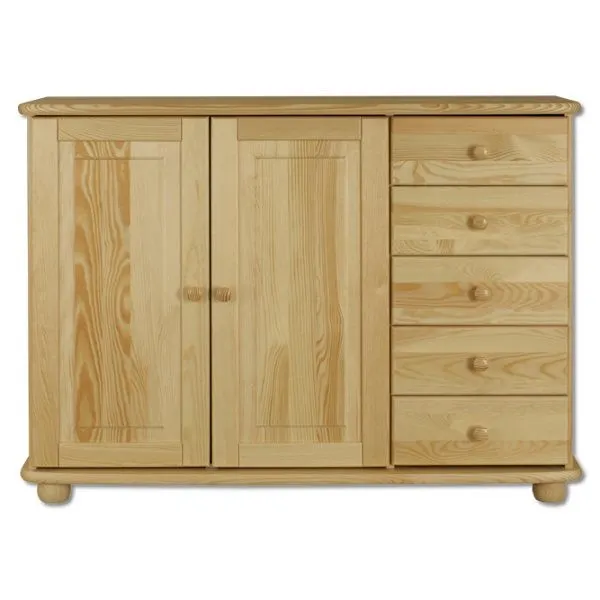 KD144 komoda S125 W92 G42 sosna naturalny DREWMAX
