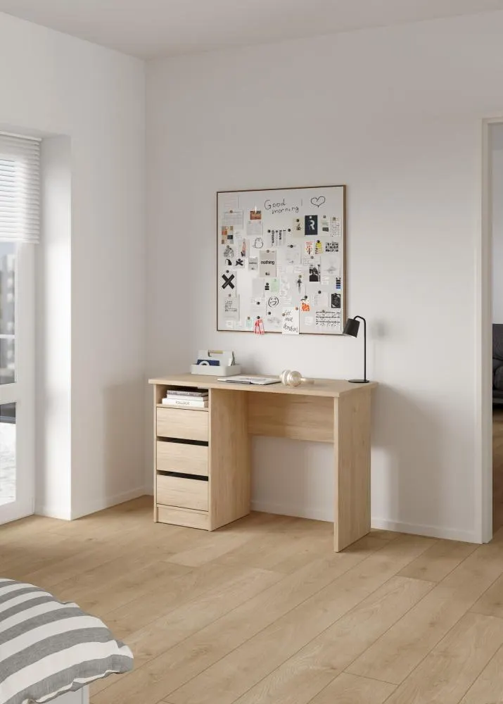 Biurko z 3 szufladami FUNCTION PLUS 110cm Jackson Hickory - TV_70492HLHL