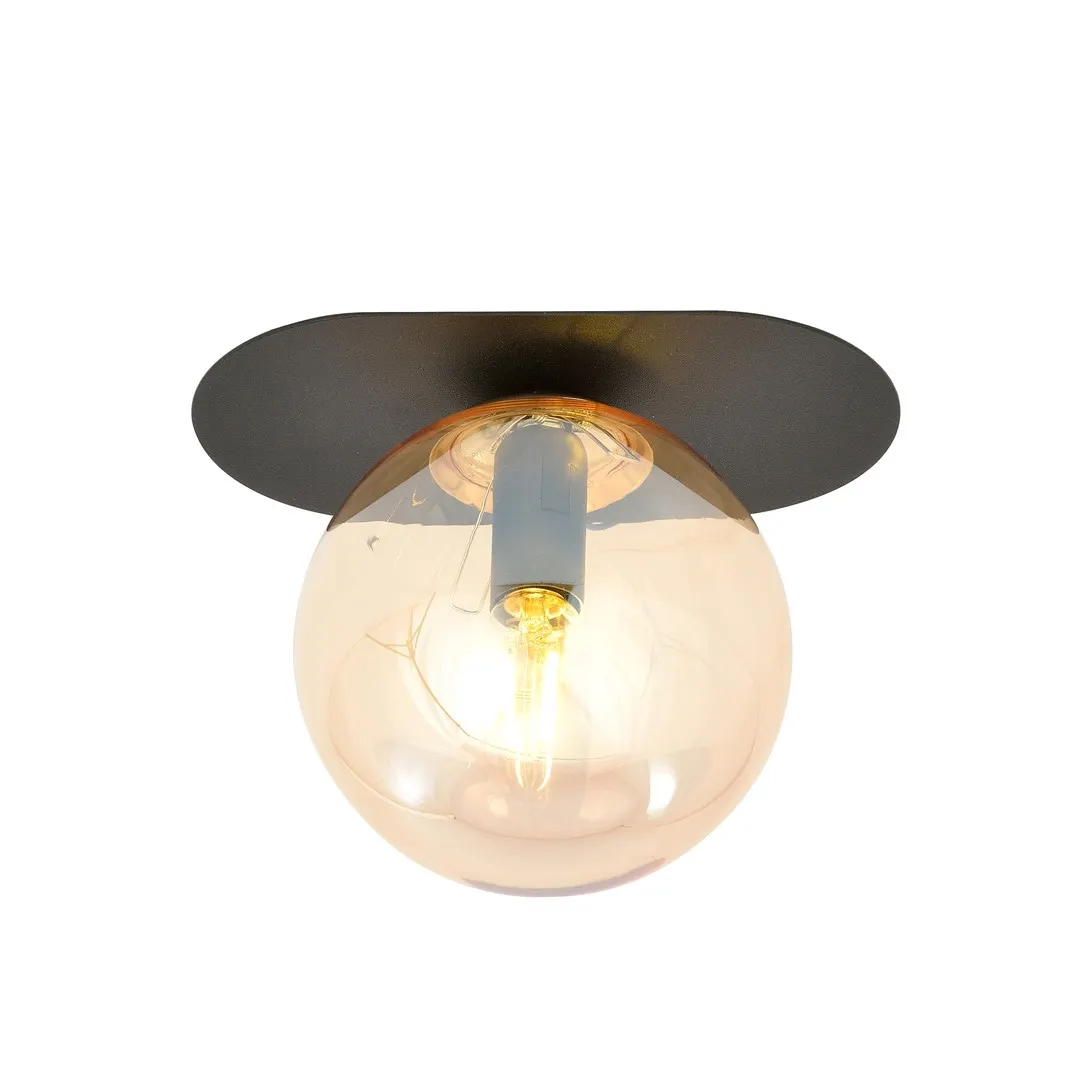 Lampa sufitowa  PLAZA Czarny 1120/1