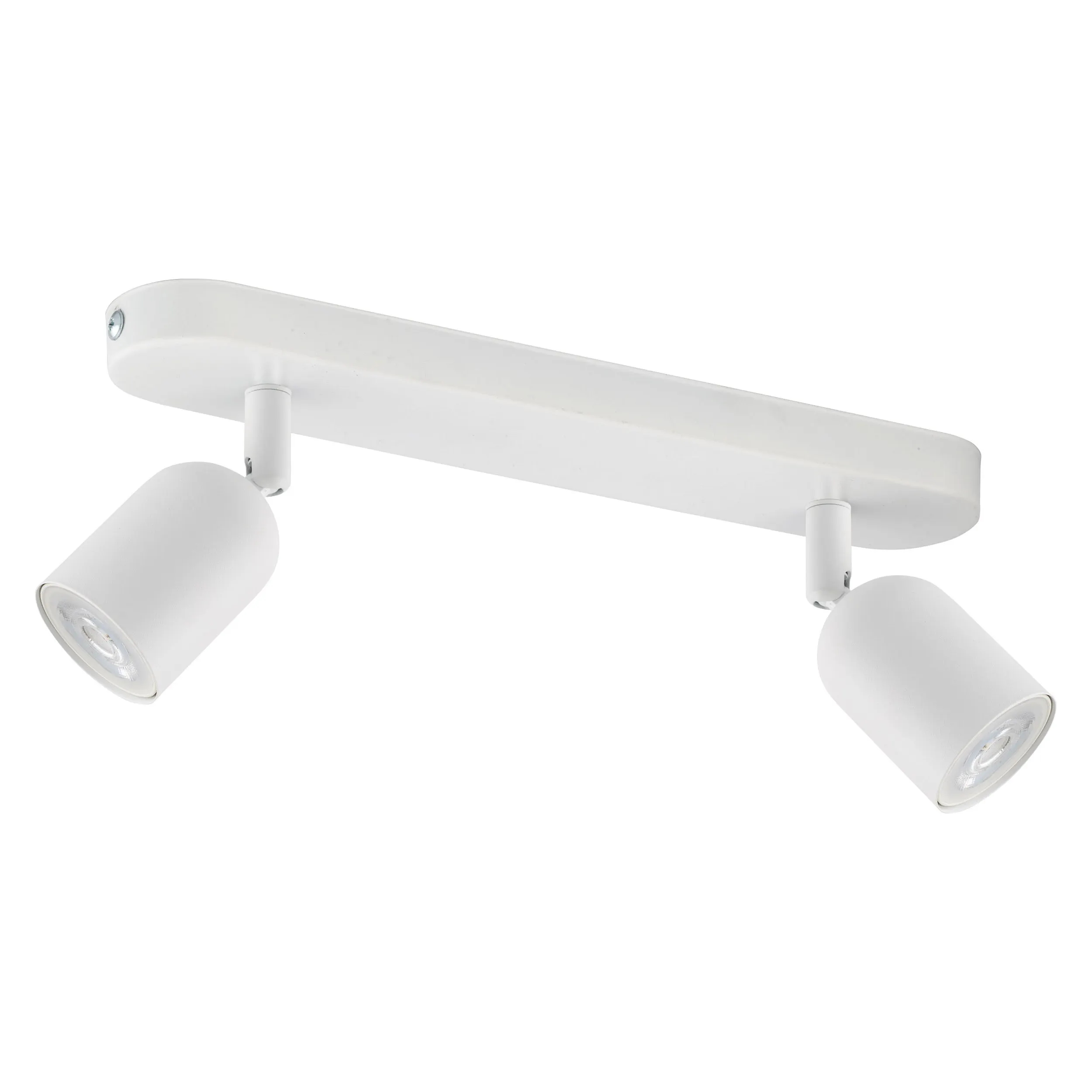 Lampa sufitowa TOP biała na metalowej listwie regulowana 35x18x14cm