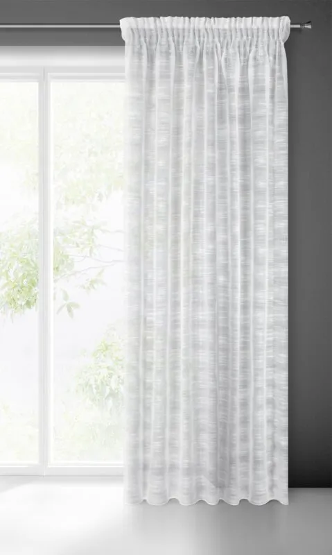 FIRANA GOTOWA ASTERA NA TAŚMIE 140X270 CM BIAŁY