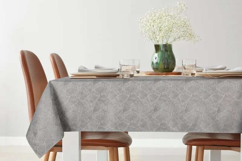 OBRUS ISLA 140 X 180 CM SREBRNY - EU_440389