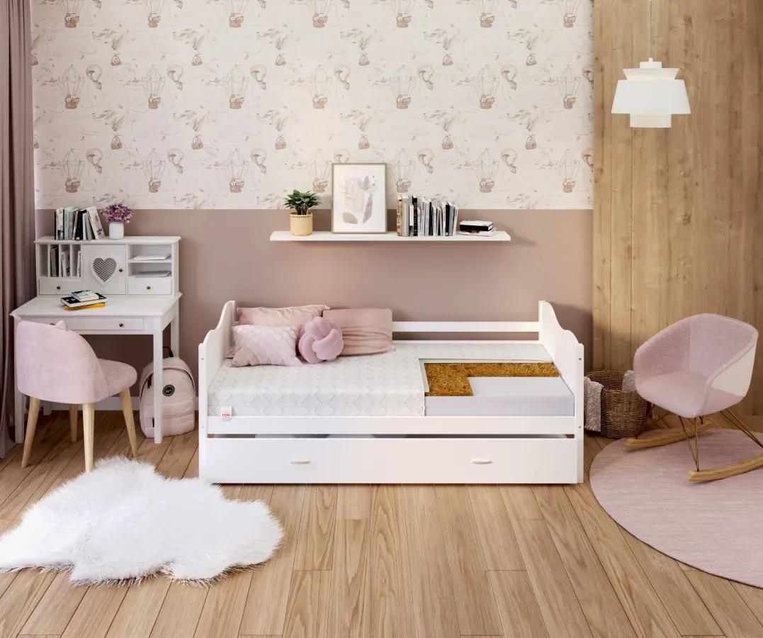 Materac piankowy BABY COCO MAX - 70x160x10 - H2 - H3 - FDM_5902846934981