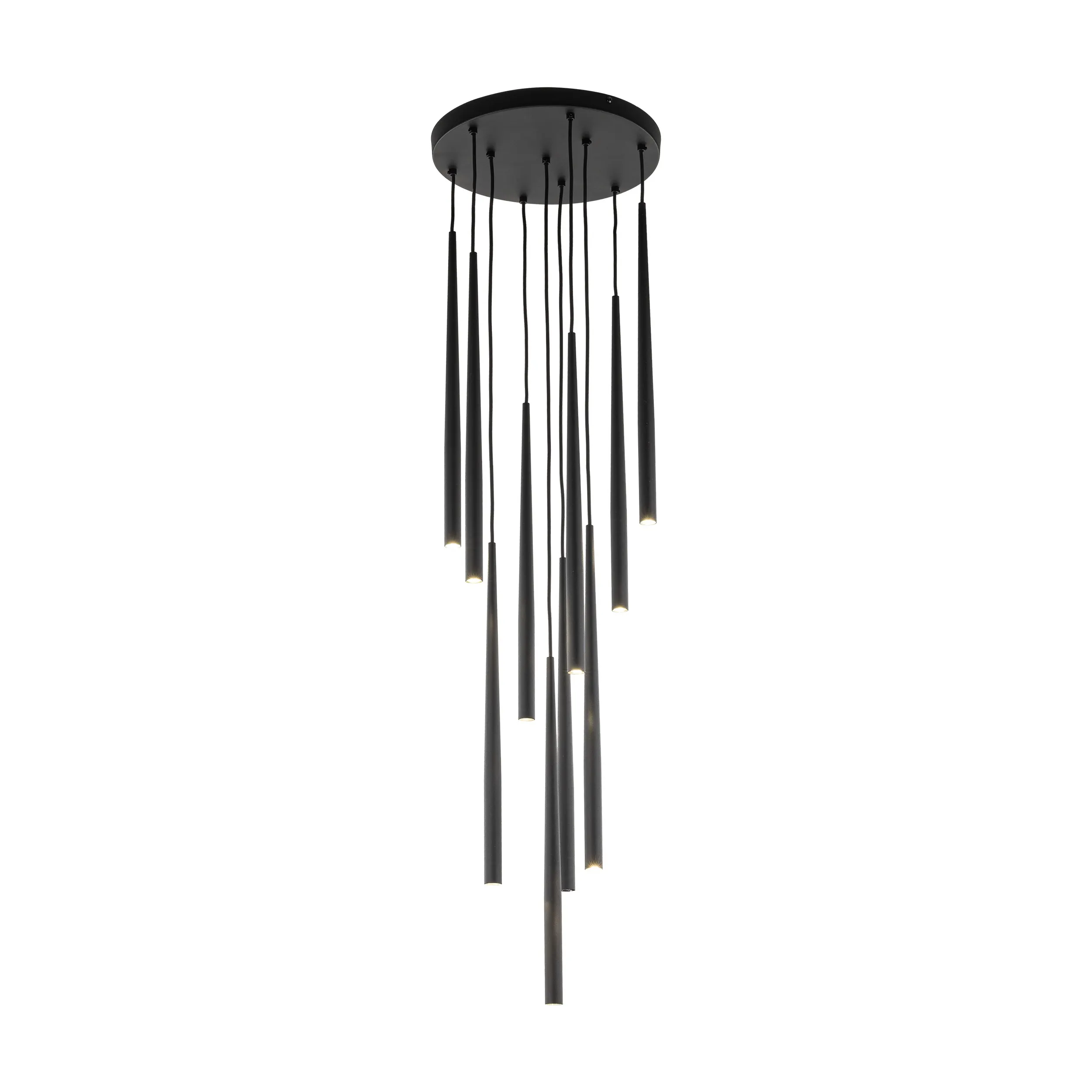 Lampa wisząca PIANO czarna 140x35cm