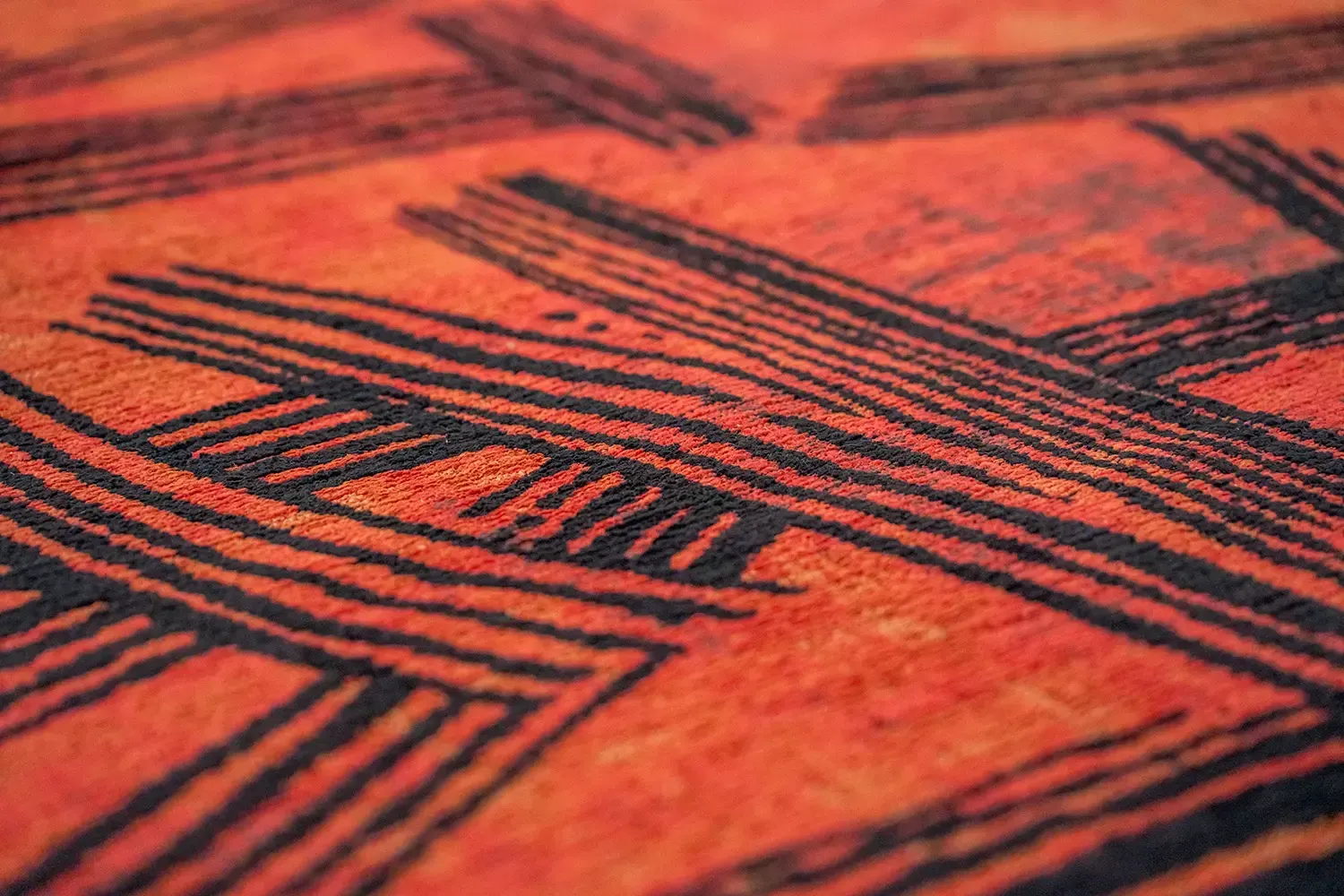 Dywan tkany na płasko KANJI 170x240 cm Ginger Chocolate (2069)
