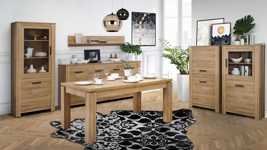 Szafka HAVANNA dąb postarzany HVNS411R FORTE — zdjęcie 8