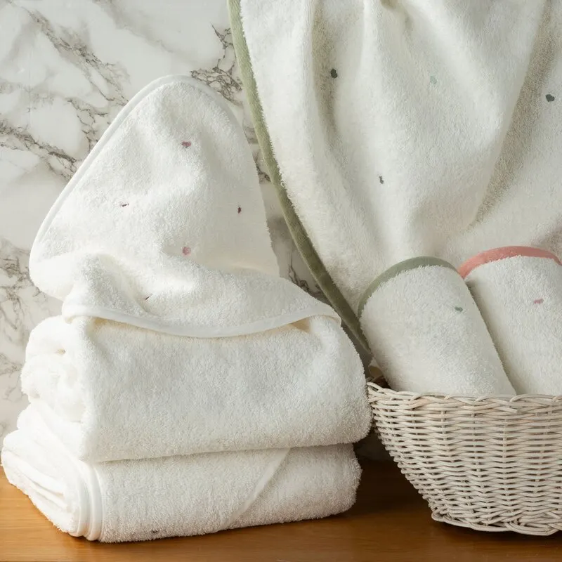 RĘCZNIK DZIECIĘCY BABY60 70 X 140 CM BIAŁY - EU_458357