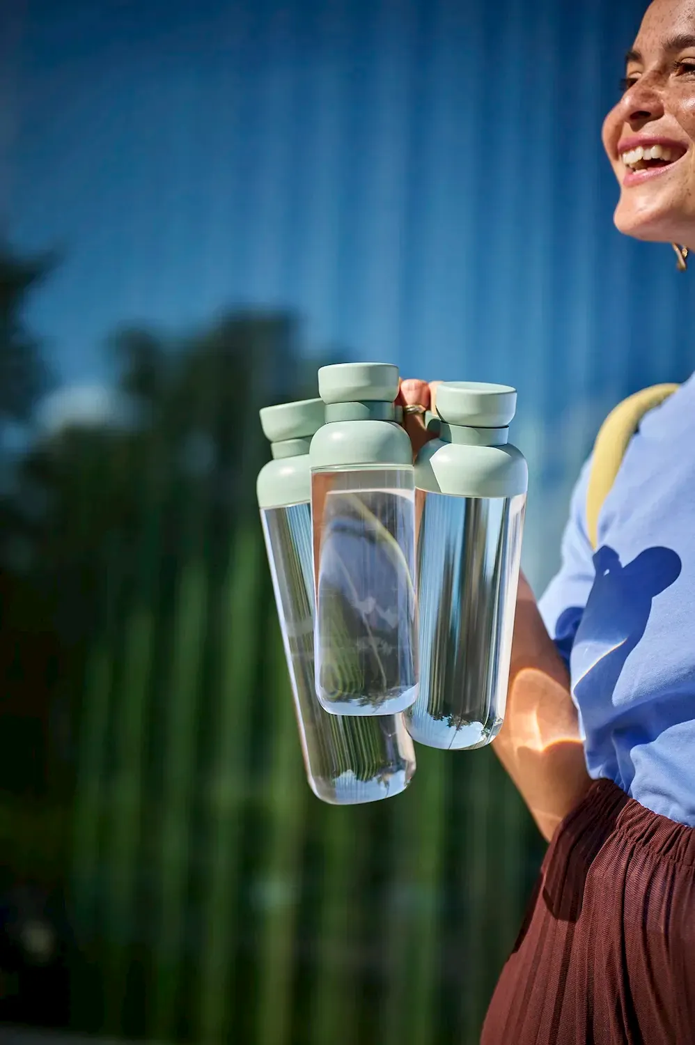 Butelka na wodę VITA 700 ml transparentny zielony — zdjęcie 7