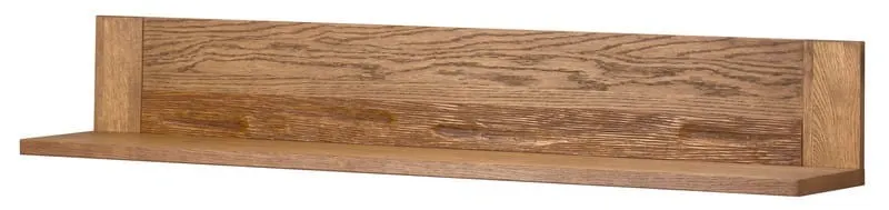 Półka wisząca VELVET 35 z oświetleniem dąb rustical 161x25x24cm