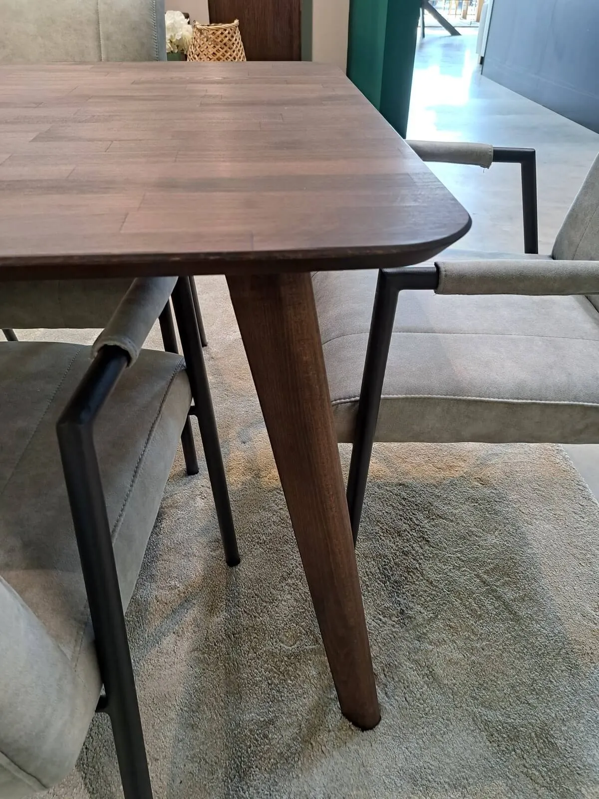 Stół bukowy prostokątny BLISS 180x90 z litego drewna - GK_103624150102