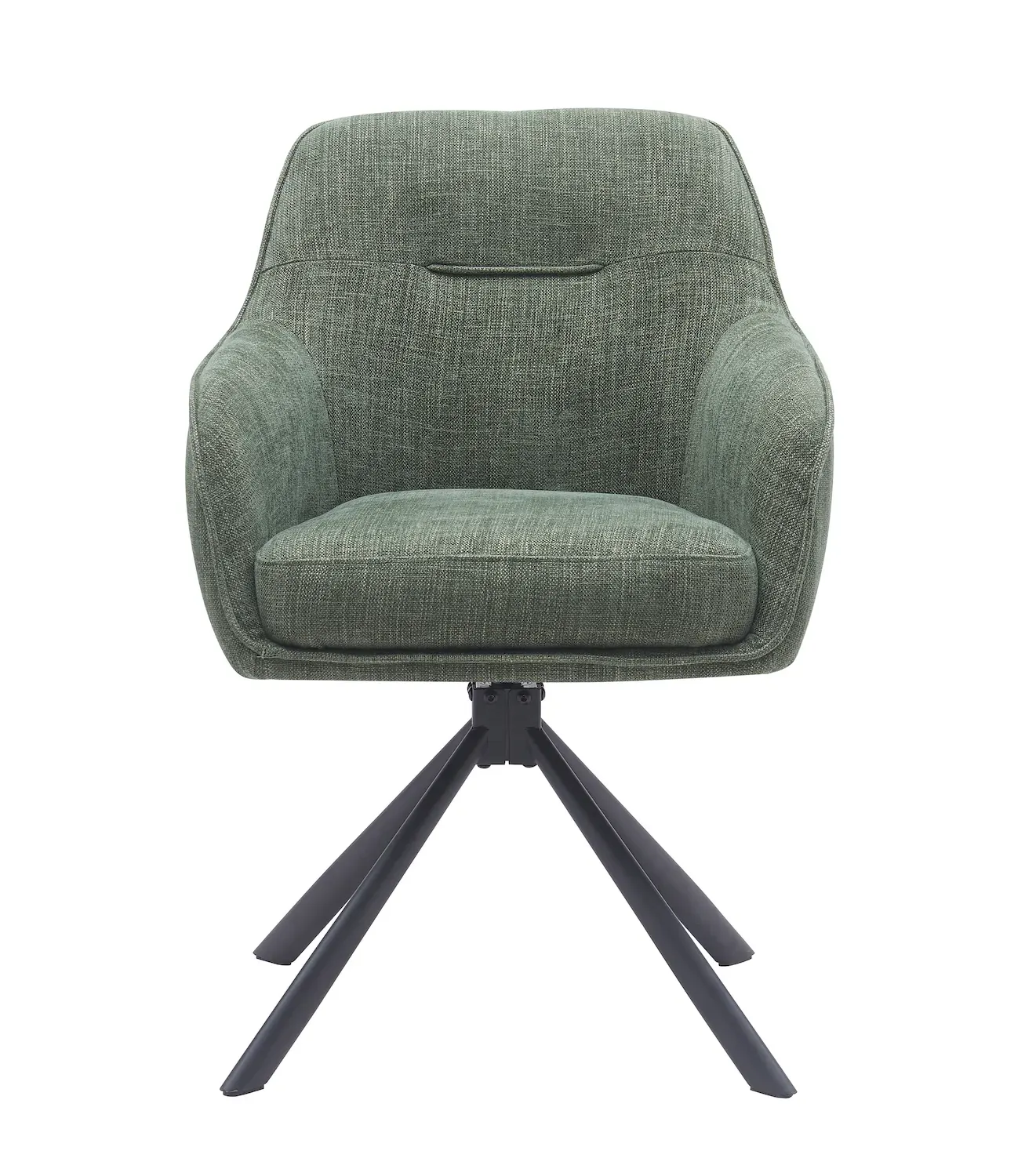 Krzesło obrotowe AVOLA z podłokietnikami - zielony - UN_51140005