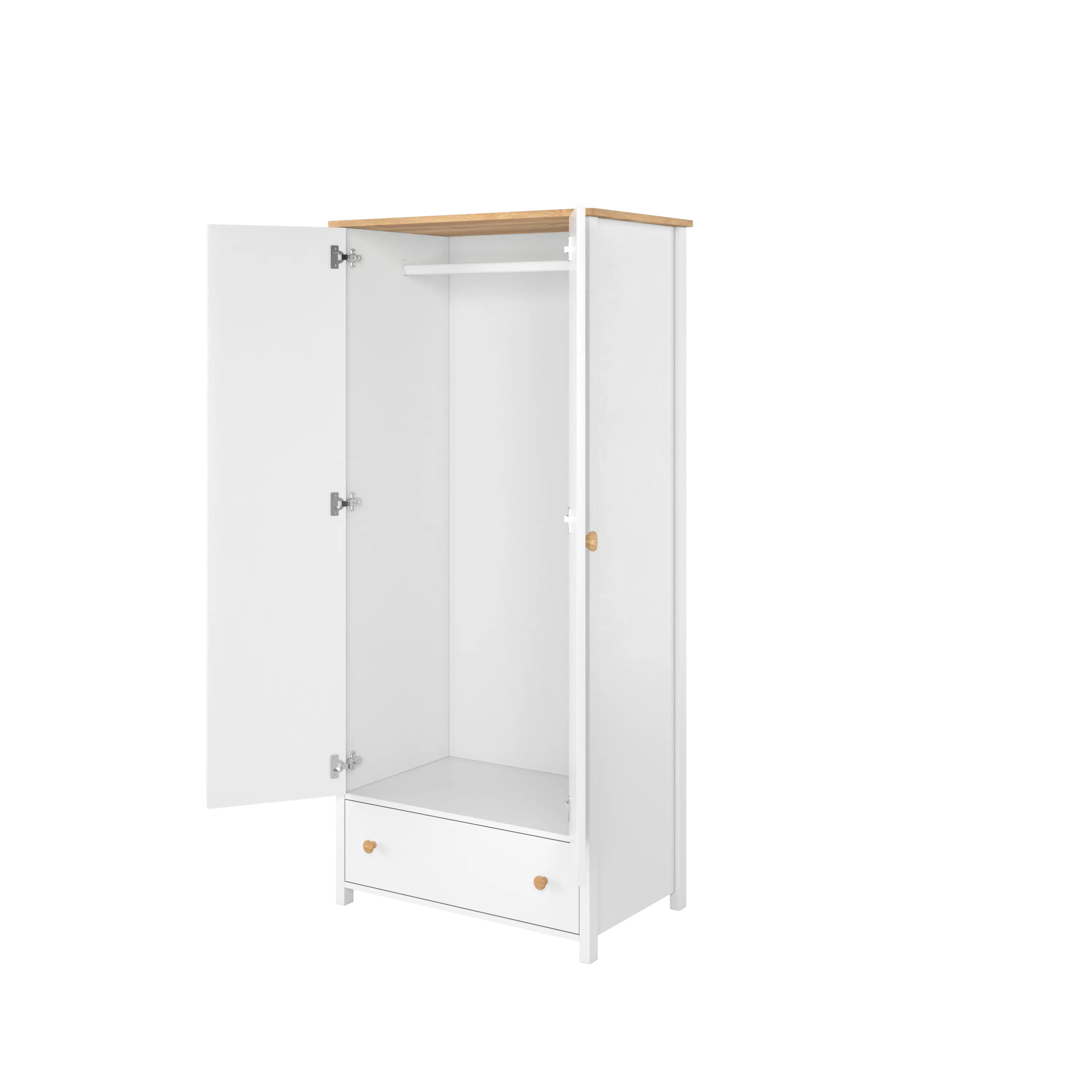 Szafa 2-drzwiowa Story SO-01 biała - SO1BDN