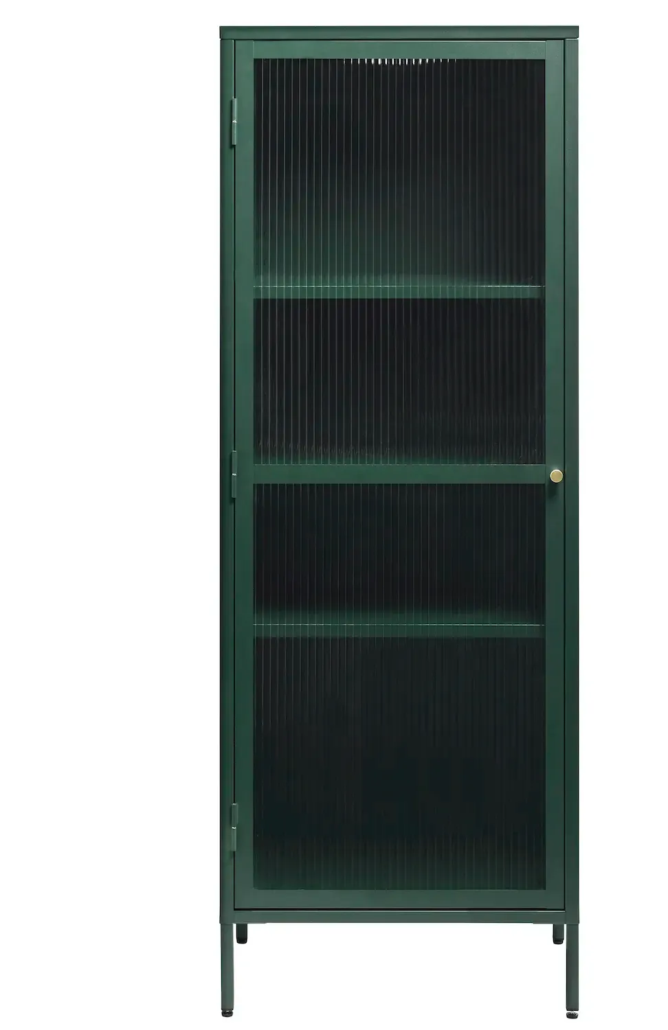 Witryna niska BRONCO 1-drzwiowa W160 cm - zielony, złoty
